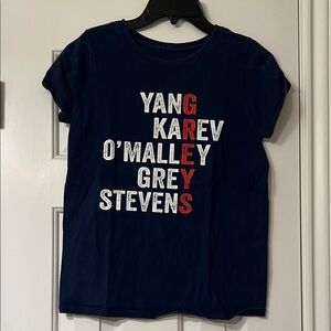 Hanes Navy Blue Graphic Tee